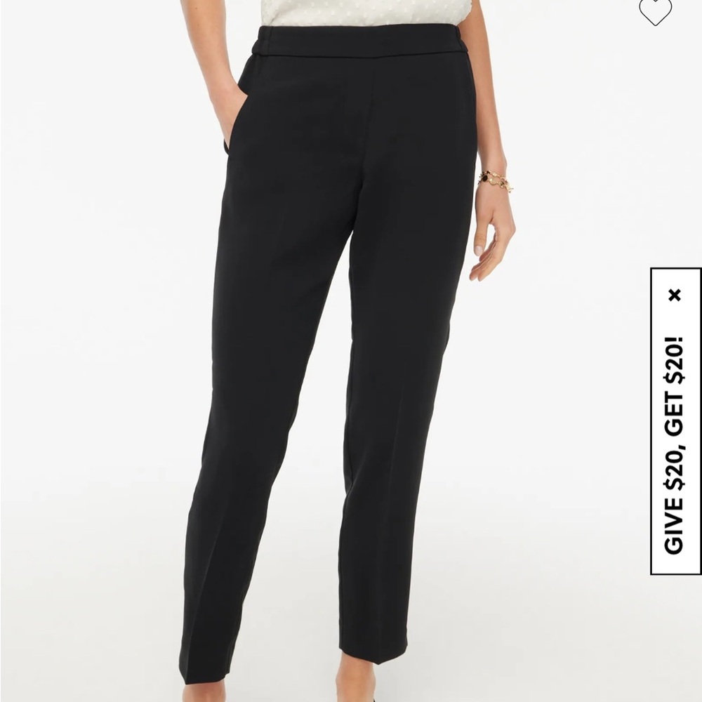 J. Crew Factory Jaime Black Pants, 12, NWT